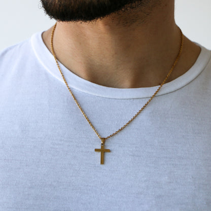 Cadenilla con Cruz GOLD