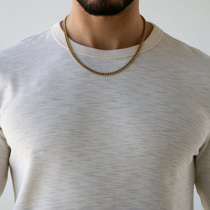 Cadena Cubana 5mm ORO 18K