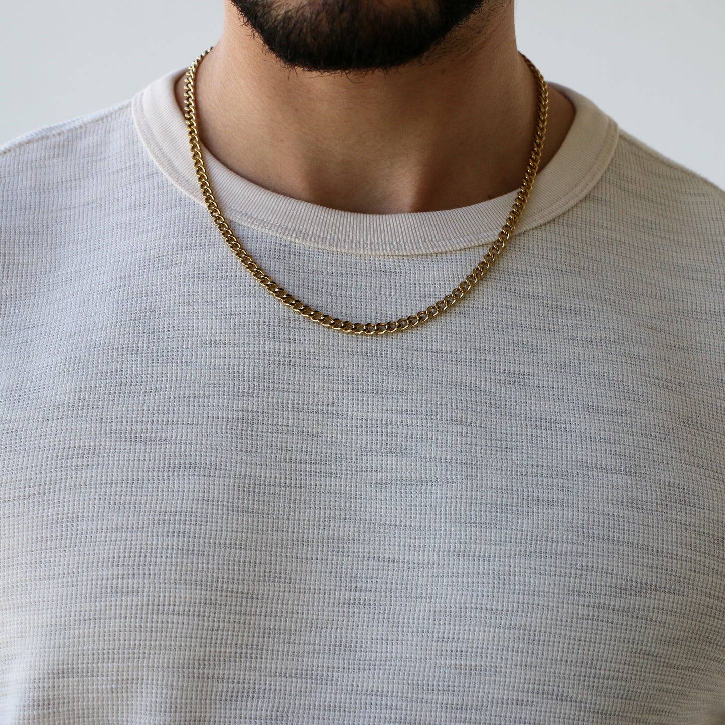 Cadena Cubana 5mm ORO 18K