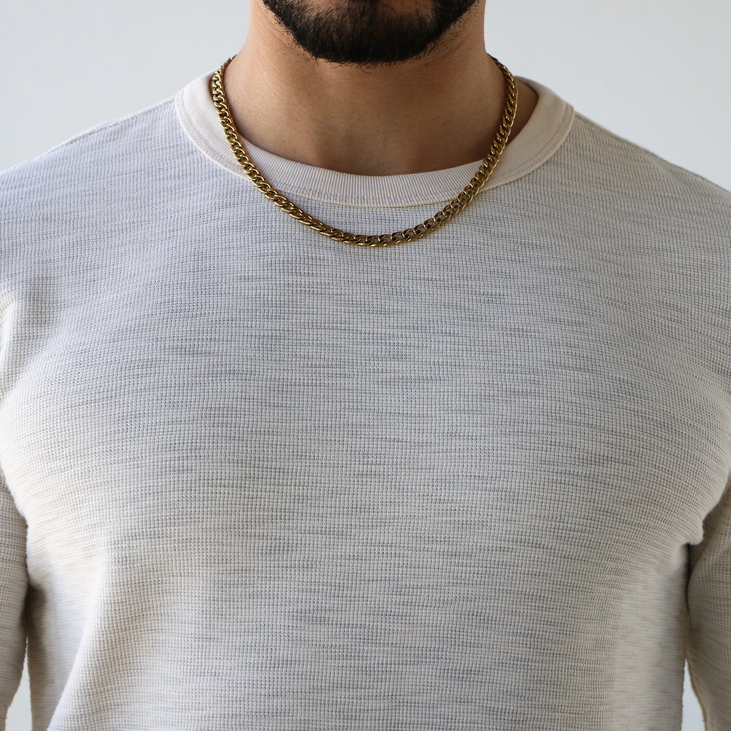 Cadena Cubana 7mm GOLD