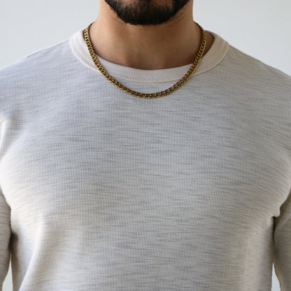 Cadena Cubana 7mm GOLD