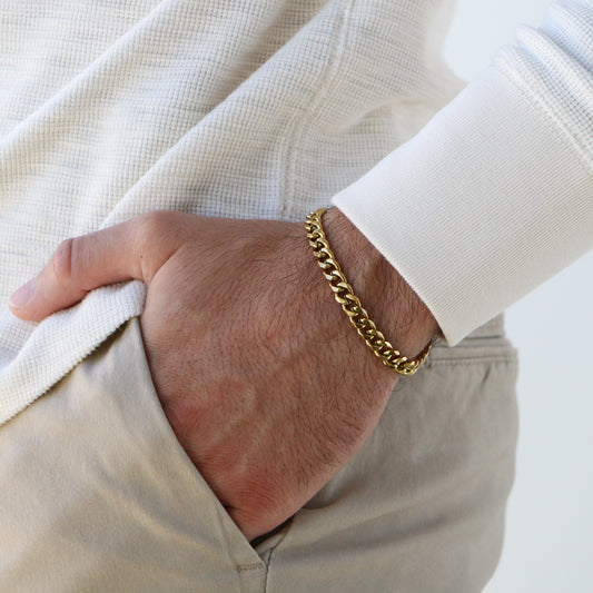 Pulsera Cubana 7mm GOLD