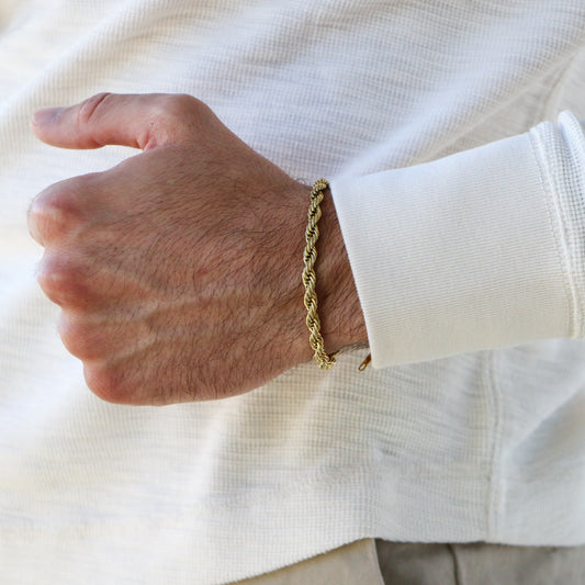 Pulsera Rope 4mm GOLD