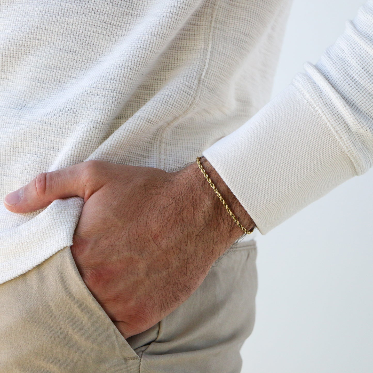 Pulsera Rope 2mm ORO 18K