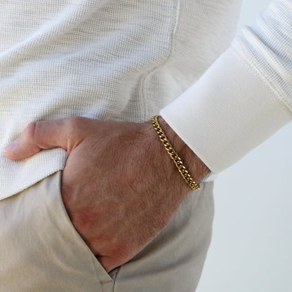 Pulsera Cubana 5mm GOLD