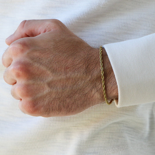 Pulsera Rope 3mm GOLD