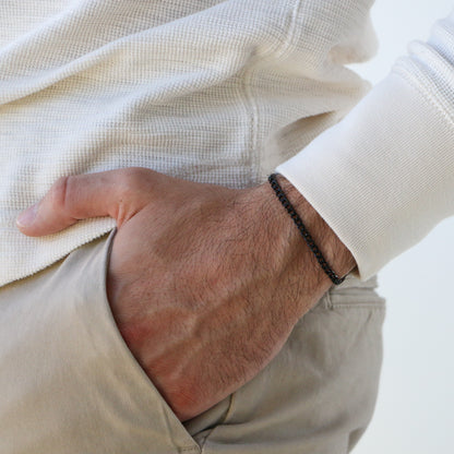 Pulsera Cubana 3,5mm BLACK