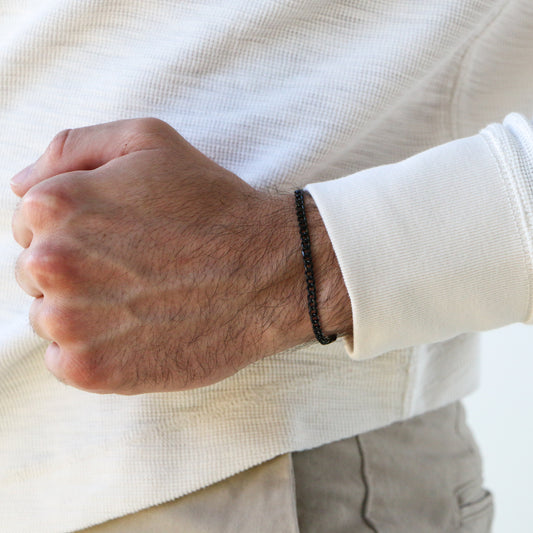 Pulsera Cubana 3,5mm BLACK