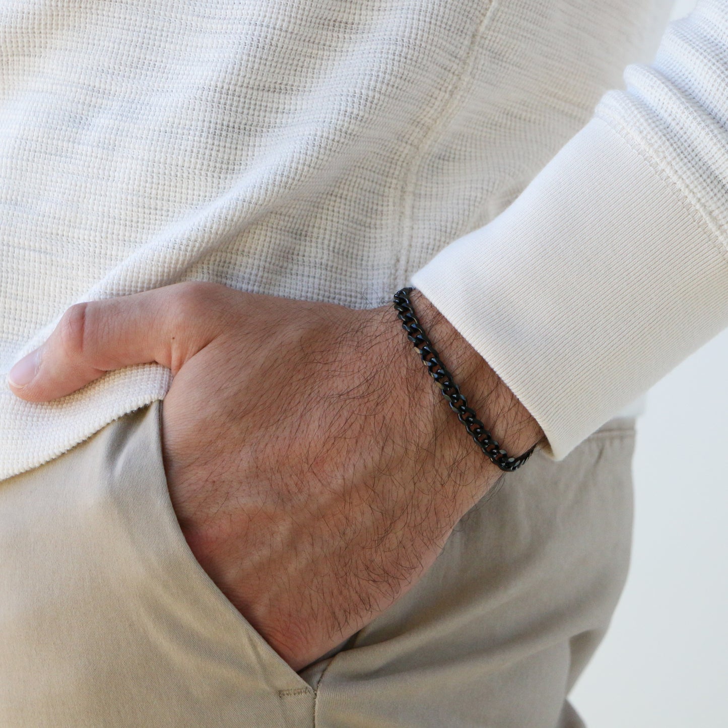 Pulsera Cubana 5mm BLACK