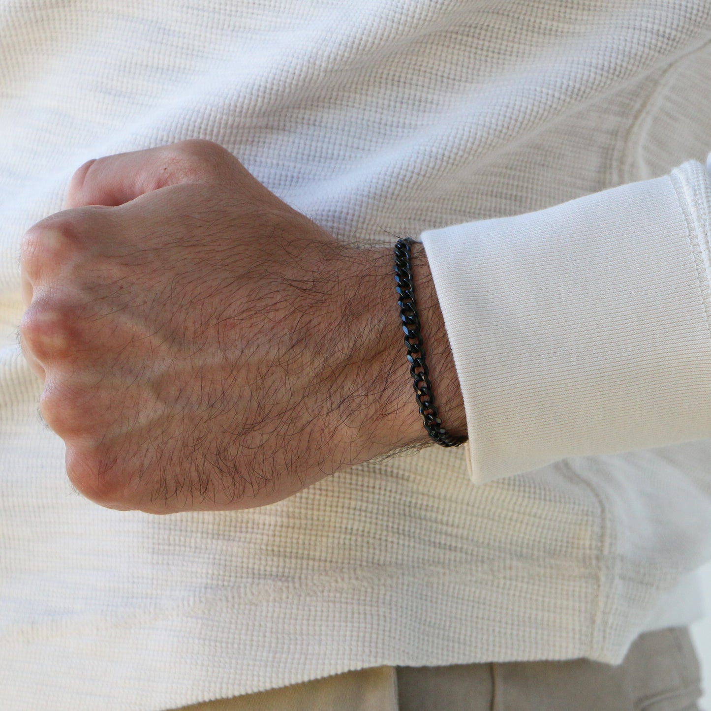 Pulsera Cubana 5mm BLACK