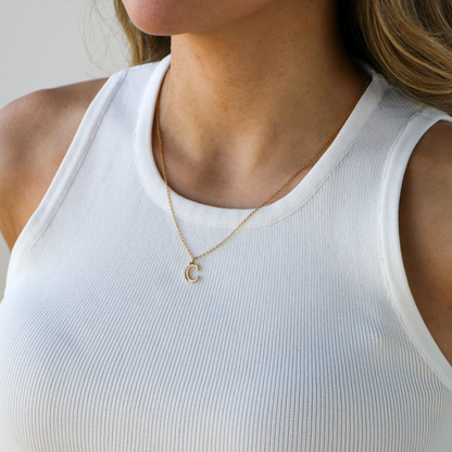 Cadenilla con inicial GOLD