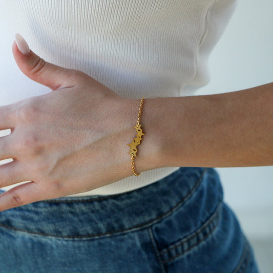 Pulsera con dije Stars GOLD