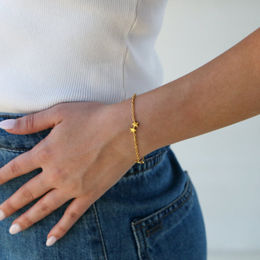 Pulsera con dije Space GOLD