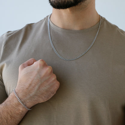 Set Cubana 3mm SILVER