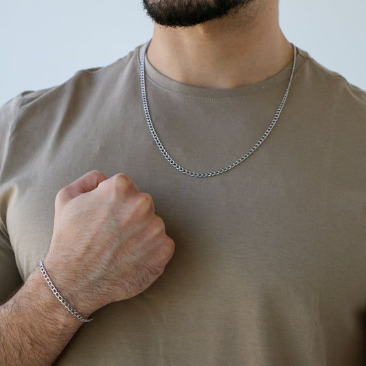 Set Cubana 3mm SILVER