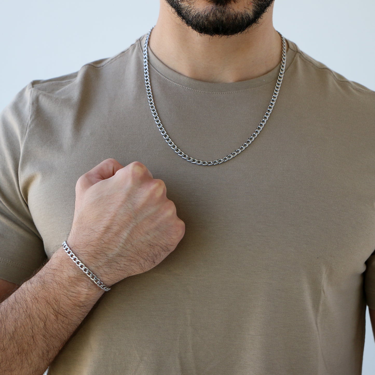 Set Cubana 4,5mm SILVER