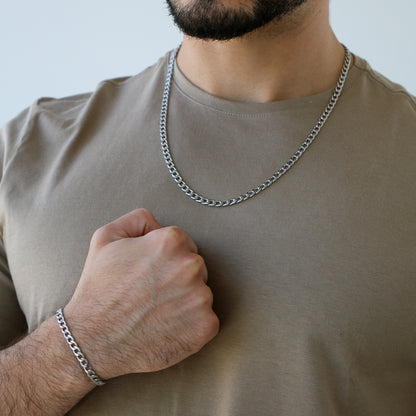 Set Cubana 4,5mm SILVER