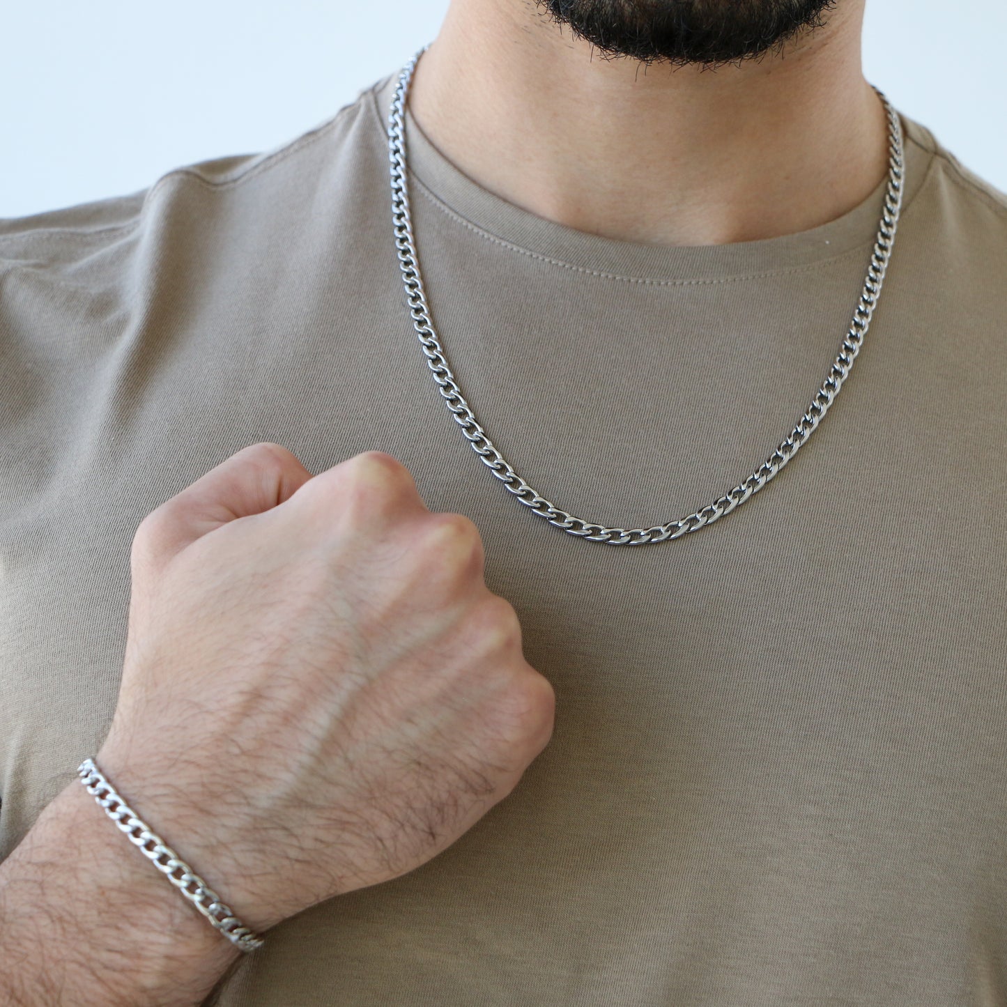 Set Cubana 4,5mm SILVER