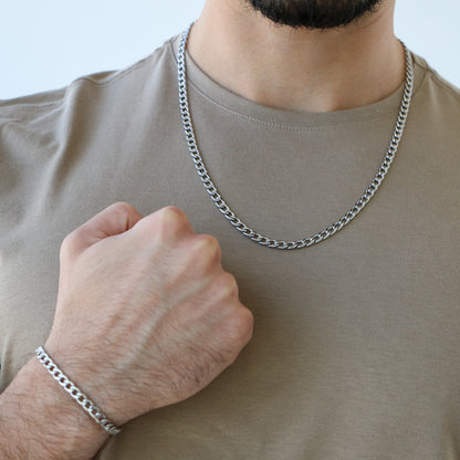 Set Cubana 4,5mm SILVER