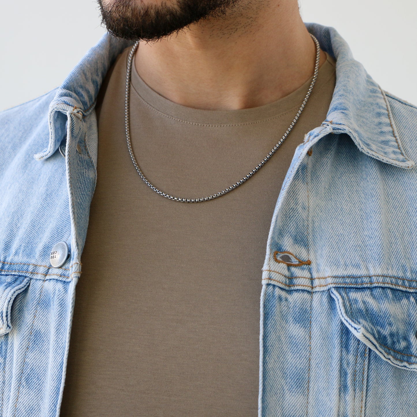 Cadena Box 3mm SILVER