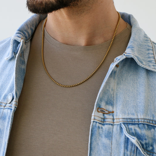 Cadena Box 3mm GOLD