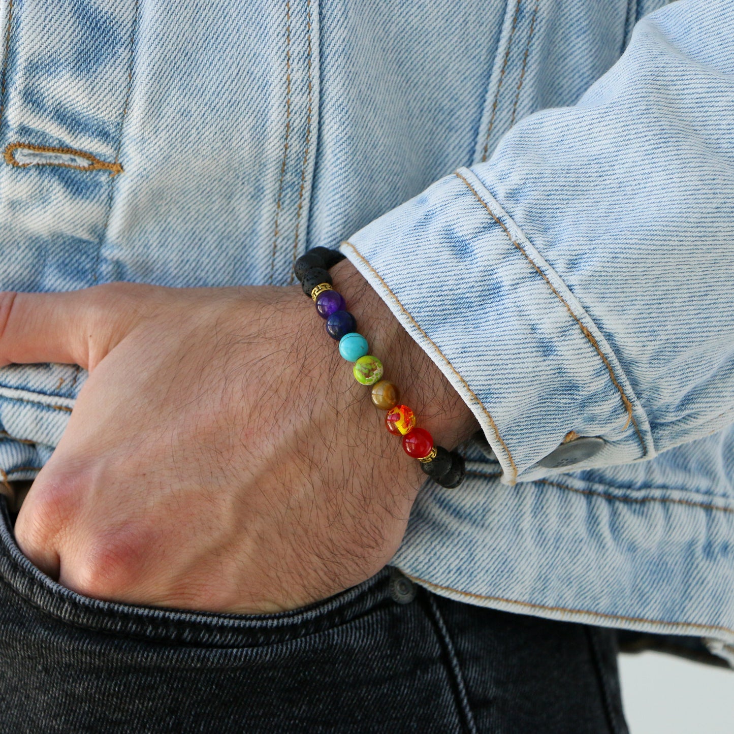 Pulsera 7 Chakras LAVA