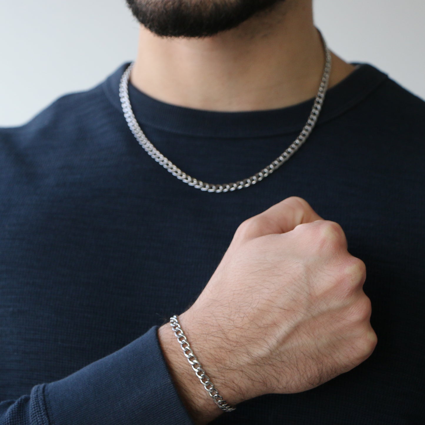 Set Cubana 5mm SILVER