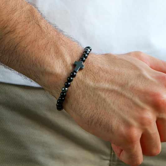 Pulsera Cruz ONYX