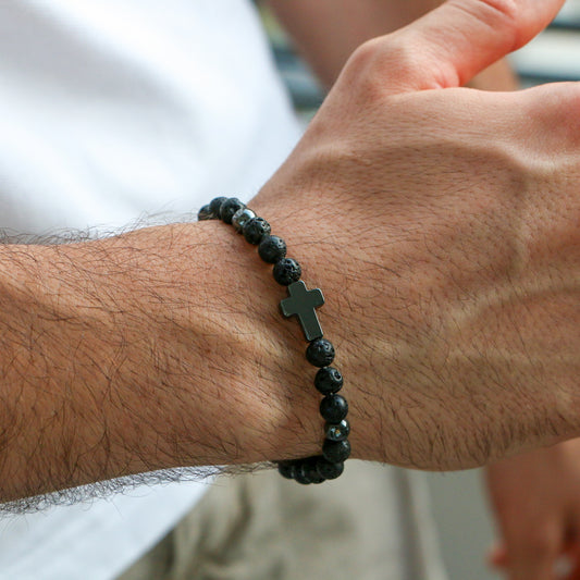 Pulsera Cruz LAVA