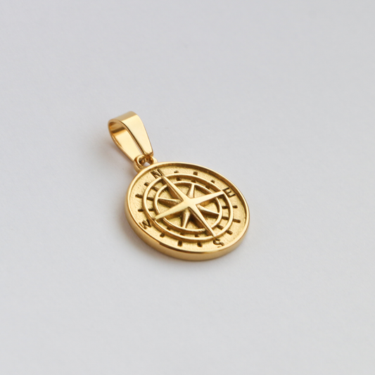 Cadena con Dije Brújula GOLD