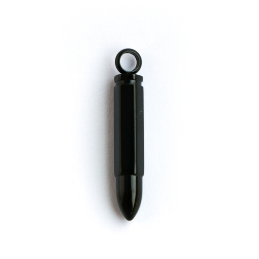 Cadena Box con Dije Bullet BLACK