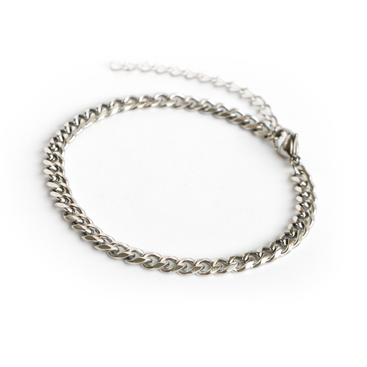 Pulsera Cubana 5mm SILVER
