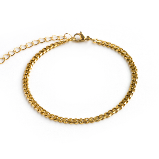 Pulsera Cubana 3,5mm GOLD