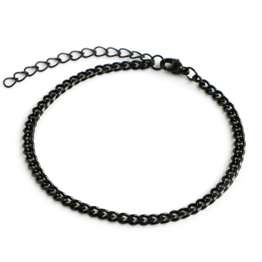 Pulsera Cubana 3,5mm BLACK