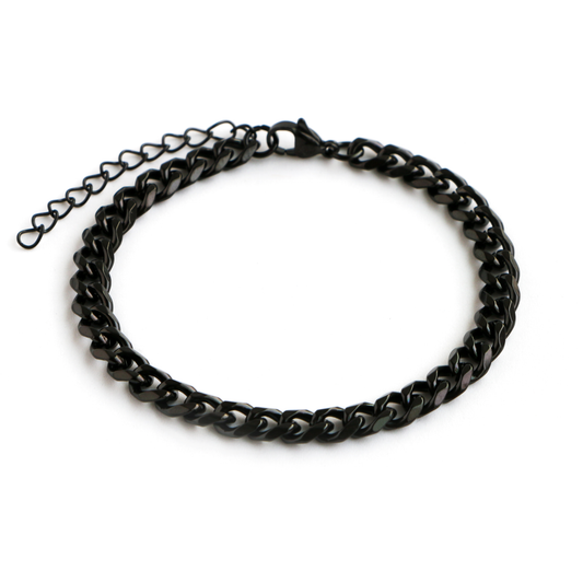Pulsera Cubana 7mm BLACK