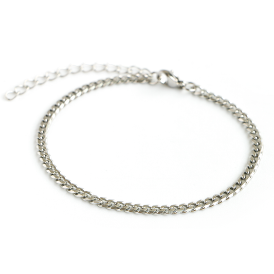 Pulsera Cubana 3,5mm SILVER